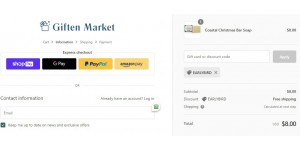 Giften Market coupon code