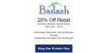Badash discount code