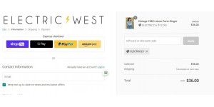 Electric West coupon code