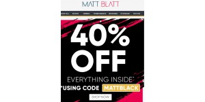 Matt Blatt coupon code