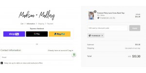 Madison + Mallory coupon code