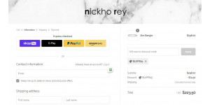 Nickho Rey coupon code