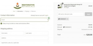 Restorative Botanicals coupon code