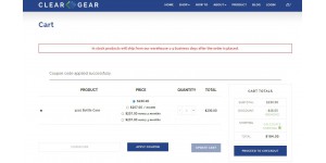 Clear Gear coupon code