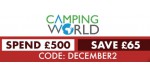 Camping World UK discount code