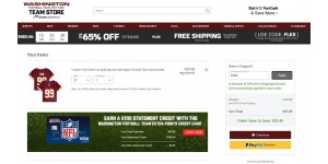 Washington Football coupon code