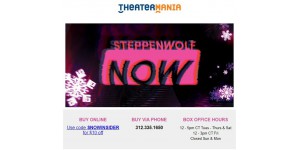 Theater Mania coupon code