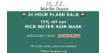 Belle Bar Organic discount code