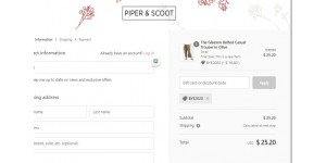 Piper & Scoot coupon code