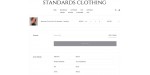 Standards Clothing discount code