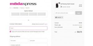 Moda Xpress coupon code