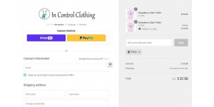 In Control Clothing coupon code