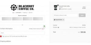 Blackout Coffee Co coupon code