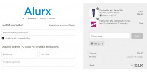 Alurx coupon code