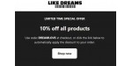 Like Dreams discount code