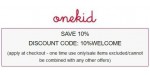 OneKid discount code