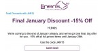 Linens discount code