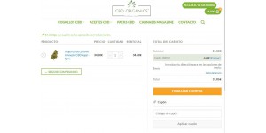 CBD Organics coupon code