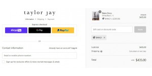 Taylor Jay coupon code