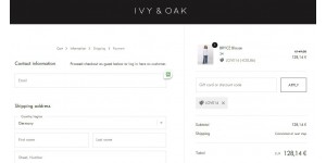 Ivy & Oak coupon code