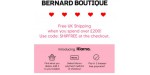 Bernard Boutique discount code