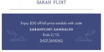 Sarah Flint discount code