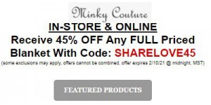 Minky Couture coupon code