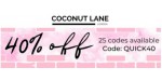 Coconut Lane discount code