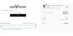 Bucks Pro Shop coupon code