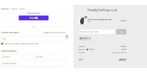 Freddy Ireland coupon code