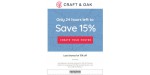 Craft & Oak discount code