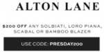 Alton Lane discount code