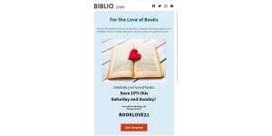 Biblio coupon code