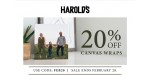 Harold's coupon code