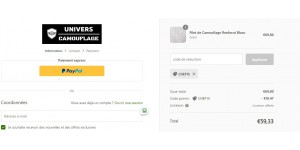 Univers Camouflage coupon code