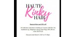 Haute Kinky Hair coupon code