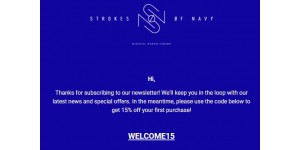 Strokes Of Navy coupon code