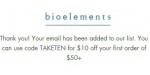 Bioelements discount code