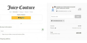 Juicy Couture coupon code
