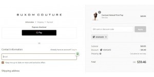 Buxom Couture coupon code