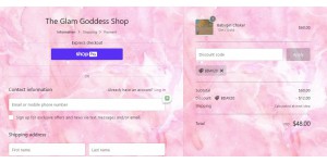 The Glam Goddess Shop coupon code