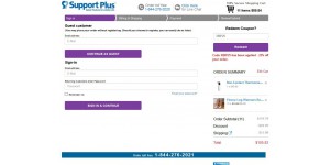 Support Plus coupon code