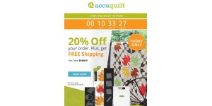 AccuQuilt coupon code