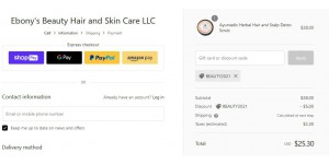 Ebonys Beauty Hair and Skin Care coupon code