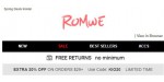 ROMWE discount code