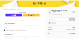 Beckham Hotel Collection coupon code