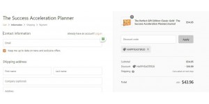 The Success Acceleration Planner coupon code