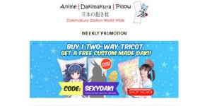 Anime Dakimakura Pillow coupon code
