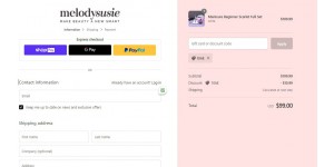Melody Susie coupon code