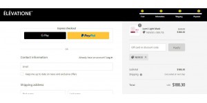 Elevatione coupon code